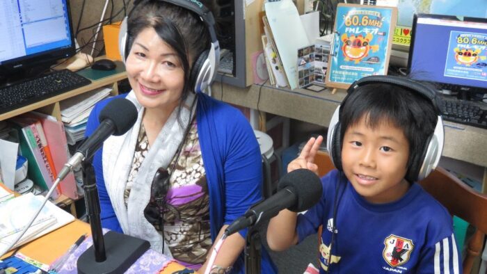 ジュン・ギルモウルさんと甥っ子のこうや君