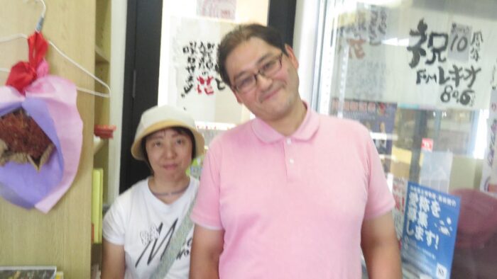 リスナーの小林修一さん、きみこさんご夫婦❤