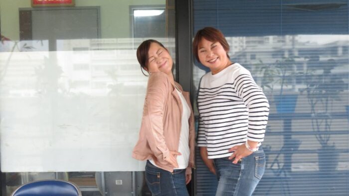 神銅アキさんとやすよさんのお茶目なショット♪
