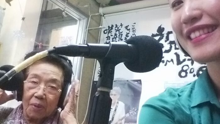 にこにこ情報ボックスにオペラ歌手の曽根妙子さんとおばあ様が出演♪