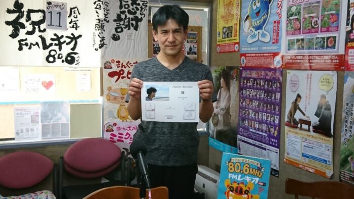 大城健イラスト展 琉銀那覇本店で開催♪