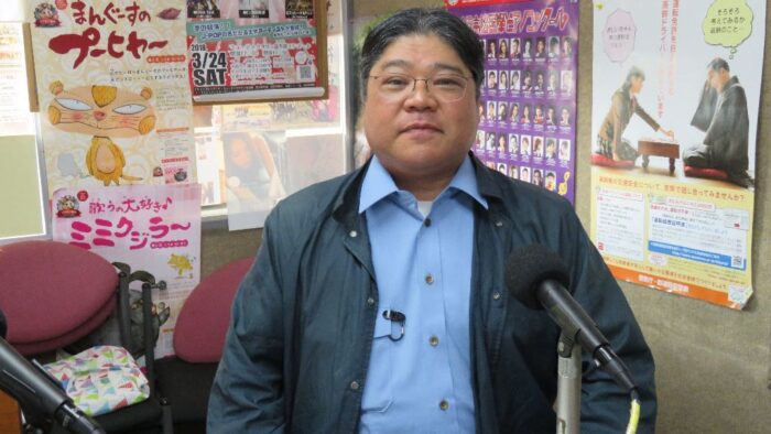 「なはPS情報」担当の渡慶次交番長と・・・