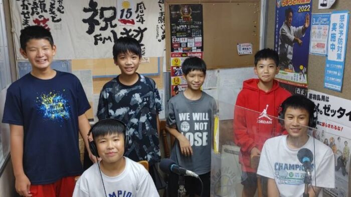 2022年10月放送オキスポ♪は優勝報告♪津嘉山小学校男子ミニバスケ部頑張りました♪