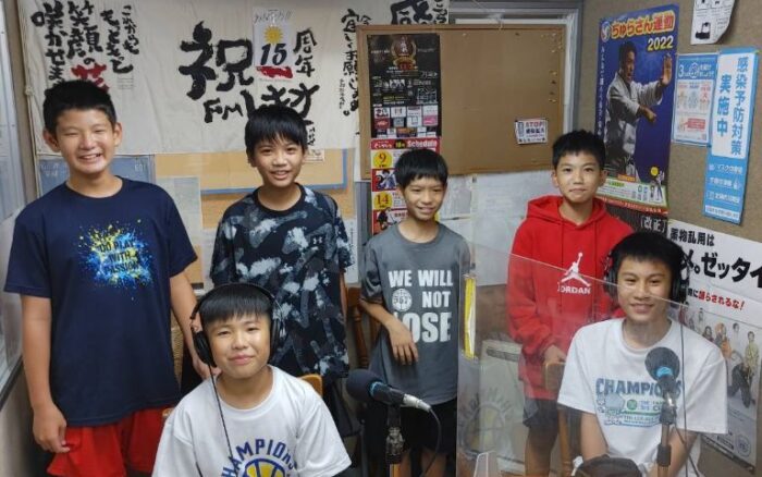 2022年10月放送オキスポ♪は優勝報告♪津嘉山小学校男子ミニバスケ部頑張りました♪