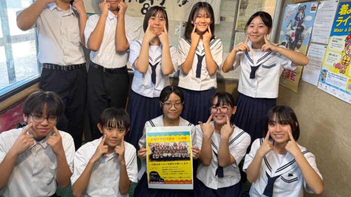 10/1ゲスト：安岡中学校 吹奏楽合唱部の皆さん(^^♪